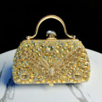Diamond-studded shoulder Bags