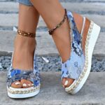 Fish Mouth Thick Bottom Women's Casual Shoes