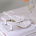 Women's thin heel. Open toe Korean version - Image 2