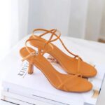 Women's thin heel. Open toe Korean version - Image 4