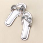 Flat lotus leaf slippers for women - Image 2