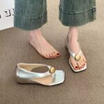 French beautiful women's summer sandals 2025 - Image 2