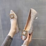 Versatile rhinestone 3cm, 5cm high heels