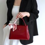 Red bridal bag 2025.Single shoulder handbag for women