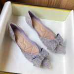 Bowknot scoop shoes for women